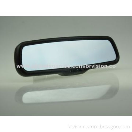 4.3-inch Rear-view Mirror Monitor with Original Bracket, Digital High-resolution, One Video Input